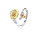 Anillo de ansiedad girasol