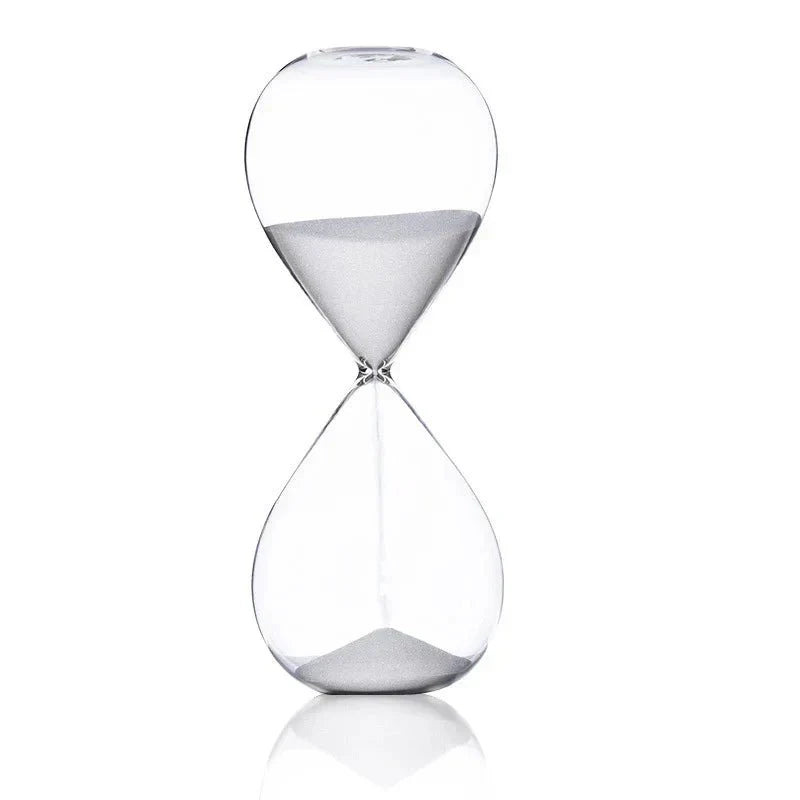 Temporizador de Arena de Vidrio | Decoración Elegante con Indicaciones de 5/10/30/60 Minutos