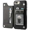 Funda de Cartera de Cuero para iPhone