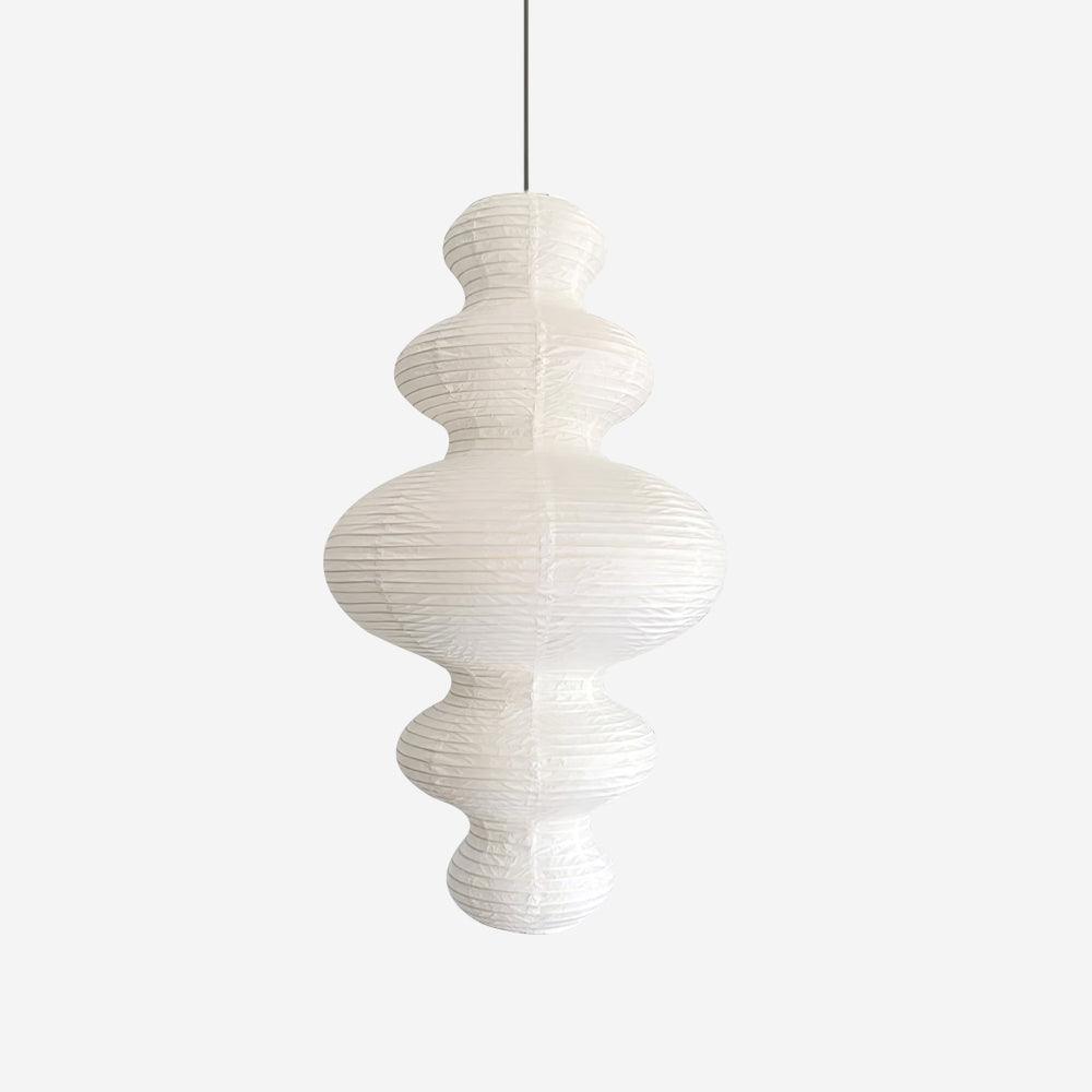 Lámpara Colgante de Papel de Arroz Hecha a Mano - Iluminación Elegante para el Hogar