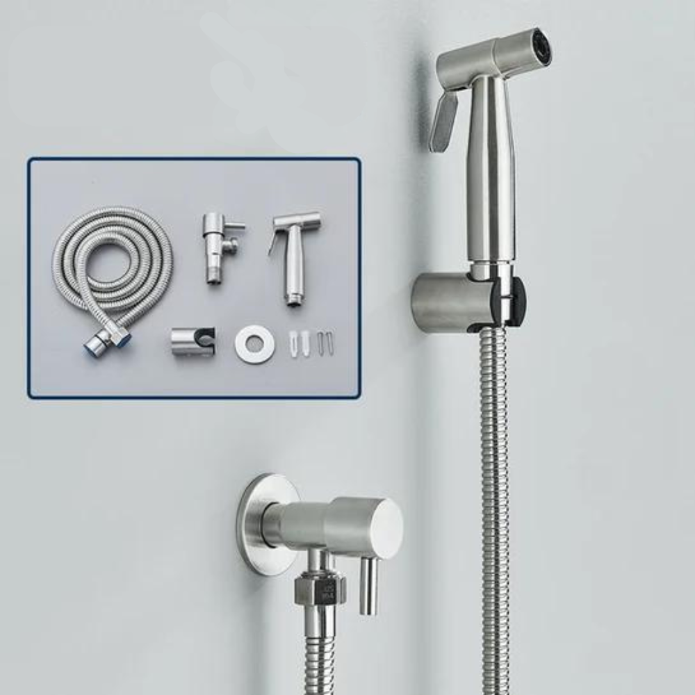 Ducha de Mano para Bidet con Presión de Agua Ajustable y Diseño Duradero