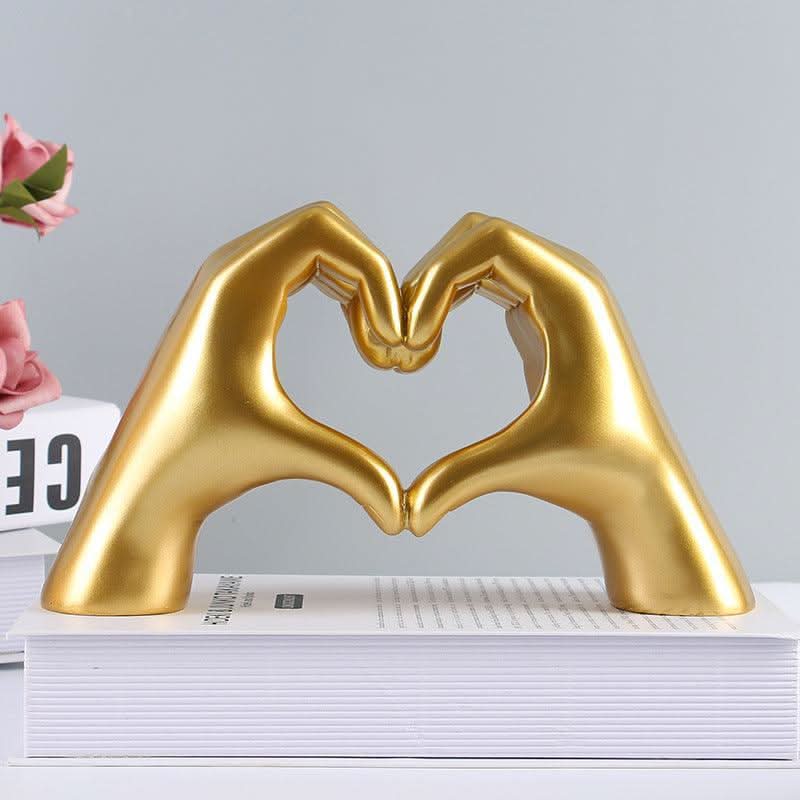 LOVESCULPT BOIS – Figurine décorative en bois faite à la main pour un foyer chaleureux