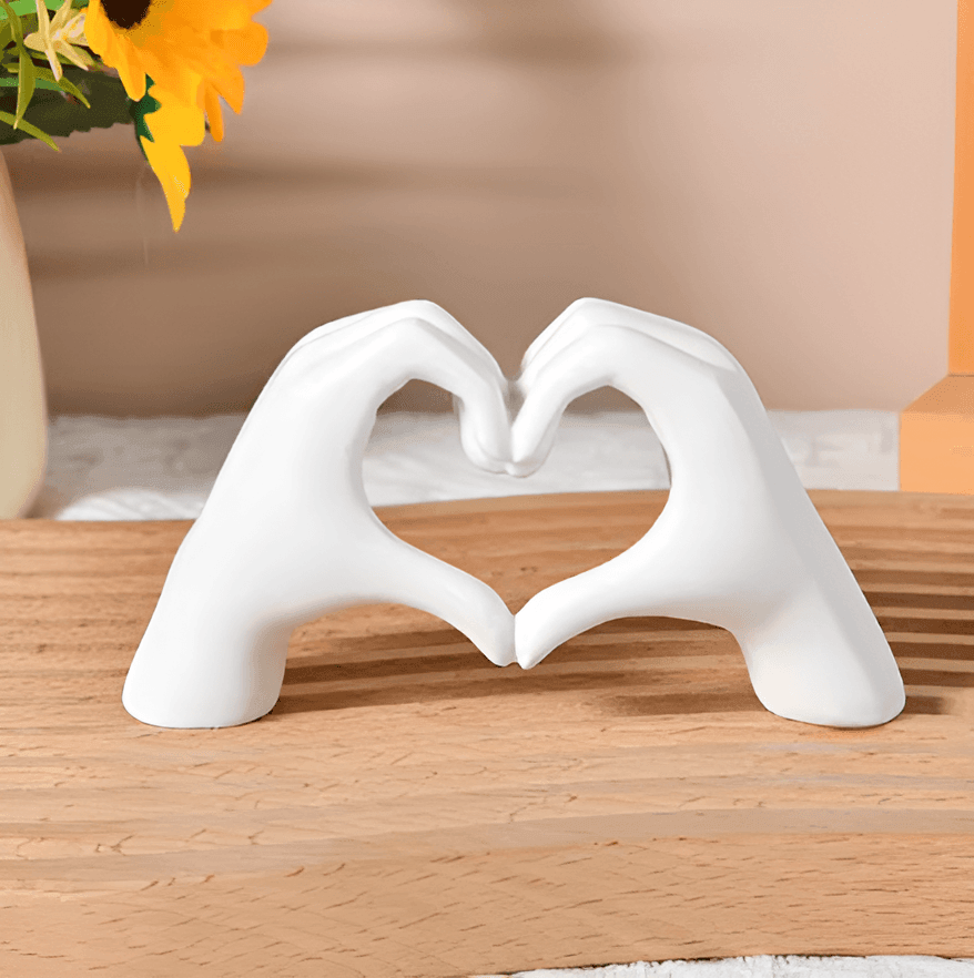 LOVESCULPT BOIS – Figurine décorative en bois faite à la main pour un foyer chaleureux