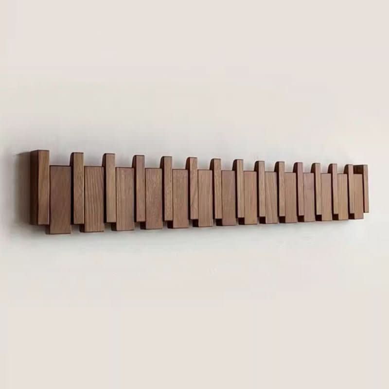 PIANOWOOD – Perchero de pared hecho a mano en estilo de piano