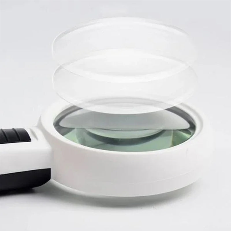 Lupa de Mano con 30x de Aumento y Luz LED