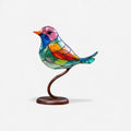 FeatherArt – Escultura de Pájaro Doble Cara para Decoración de Escritorio