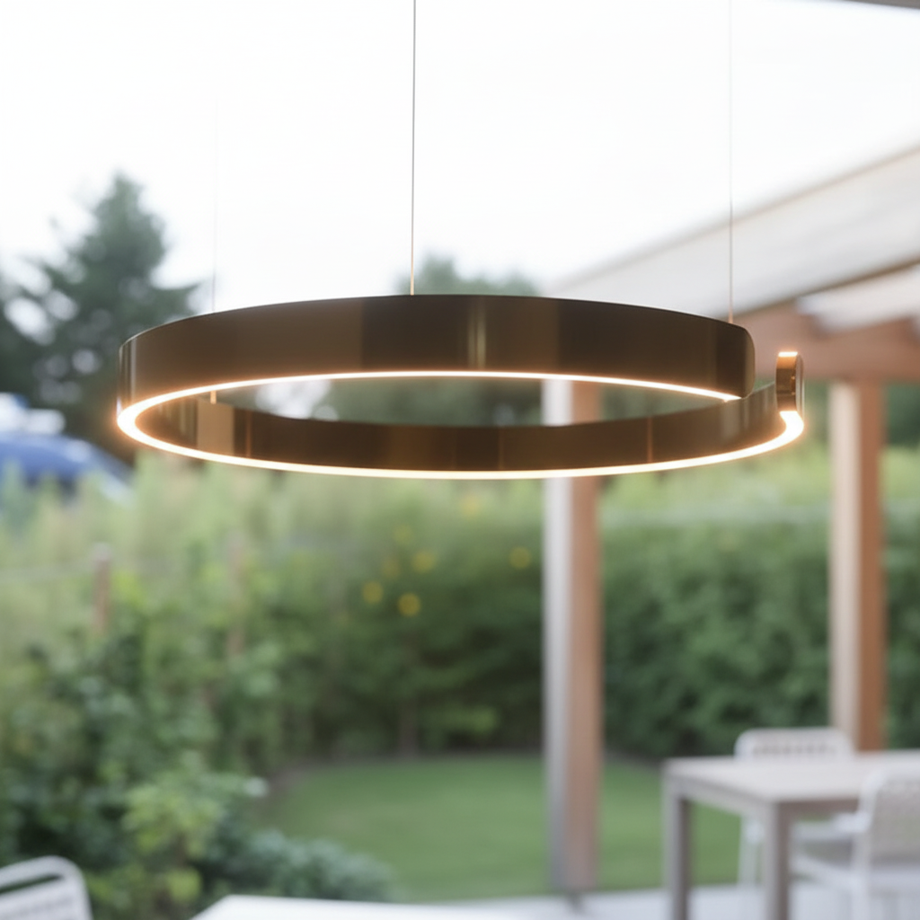 Lámpara colgante LED SkyRing con diseño moderno