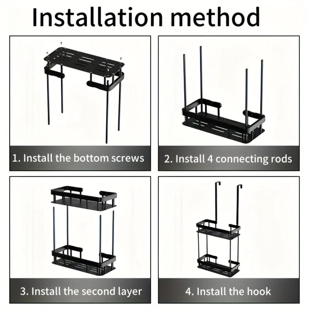 Estante Colgante de Acero Inoxidable para Baño
