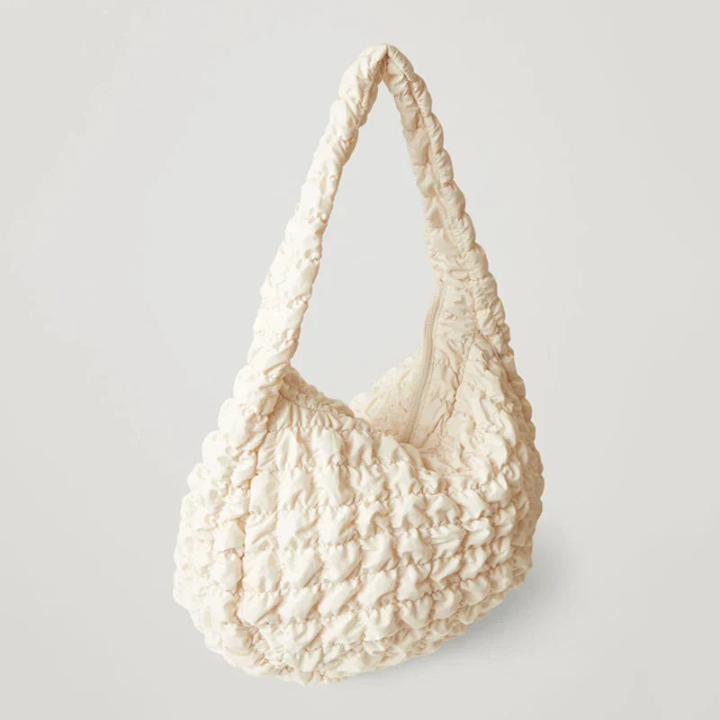 Bolso de Hombro X-Large con Diseño de Acolchado Cruzado
