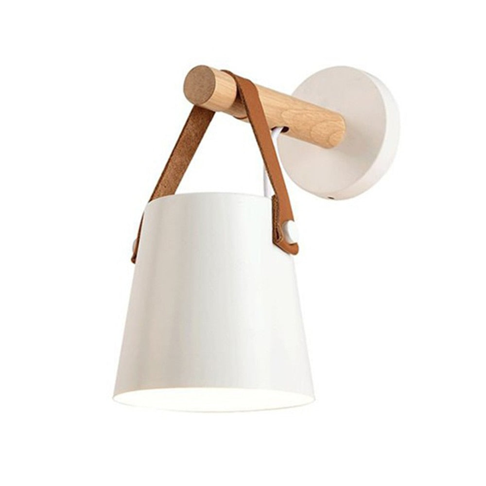 Lámpara de Pared de Madera Nórdica
