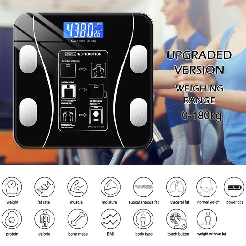 FITSCALE – Balance intelligente d'analyse corporelle avec connexion à l'application
