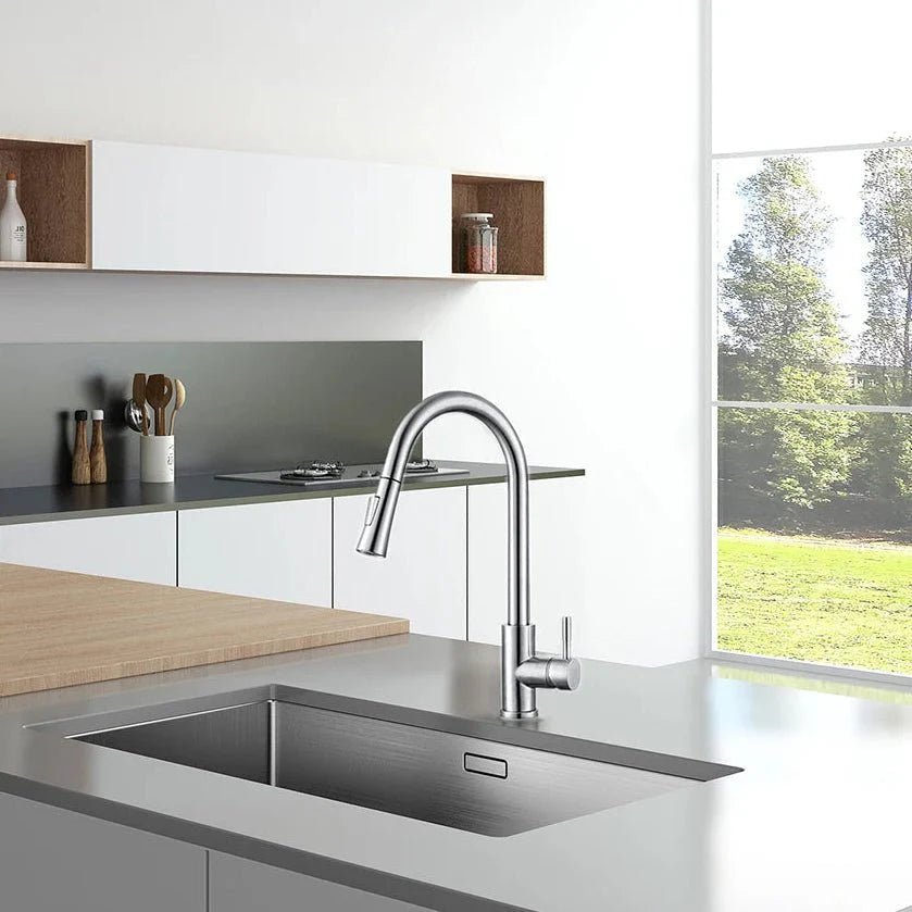 SILQUA – Grifo de cocina con sensor inteligente y caño extraíble