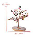 Escultura de Escritorio del Árbol de la Vida de Cristales