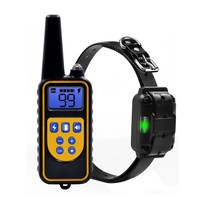 Collar E-eléctrico para Entrenamiento de Perros – Seguro, control remoto efectivo