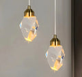 CrystalGleam - Lámpara colgante elegante con cristales brillantes