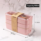 Caja Bento de 3 capas