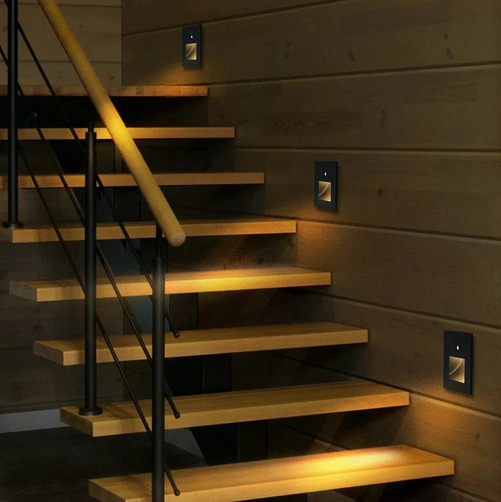 GLOWPATH – Luz LED para escalones con detección de movimiento para una suave luz ambiental