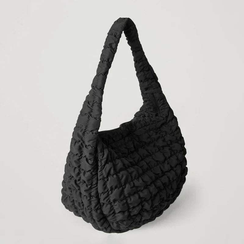 Bolso de Hombro X-Large con Diseño de Acolchado Cruzado
