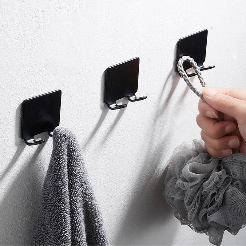 Skanto | Soporte para afeitadoras sin taladrar (1/2/3 piezas) – Estante de afeitado montado en la pared para baños de hombres