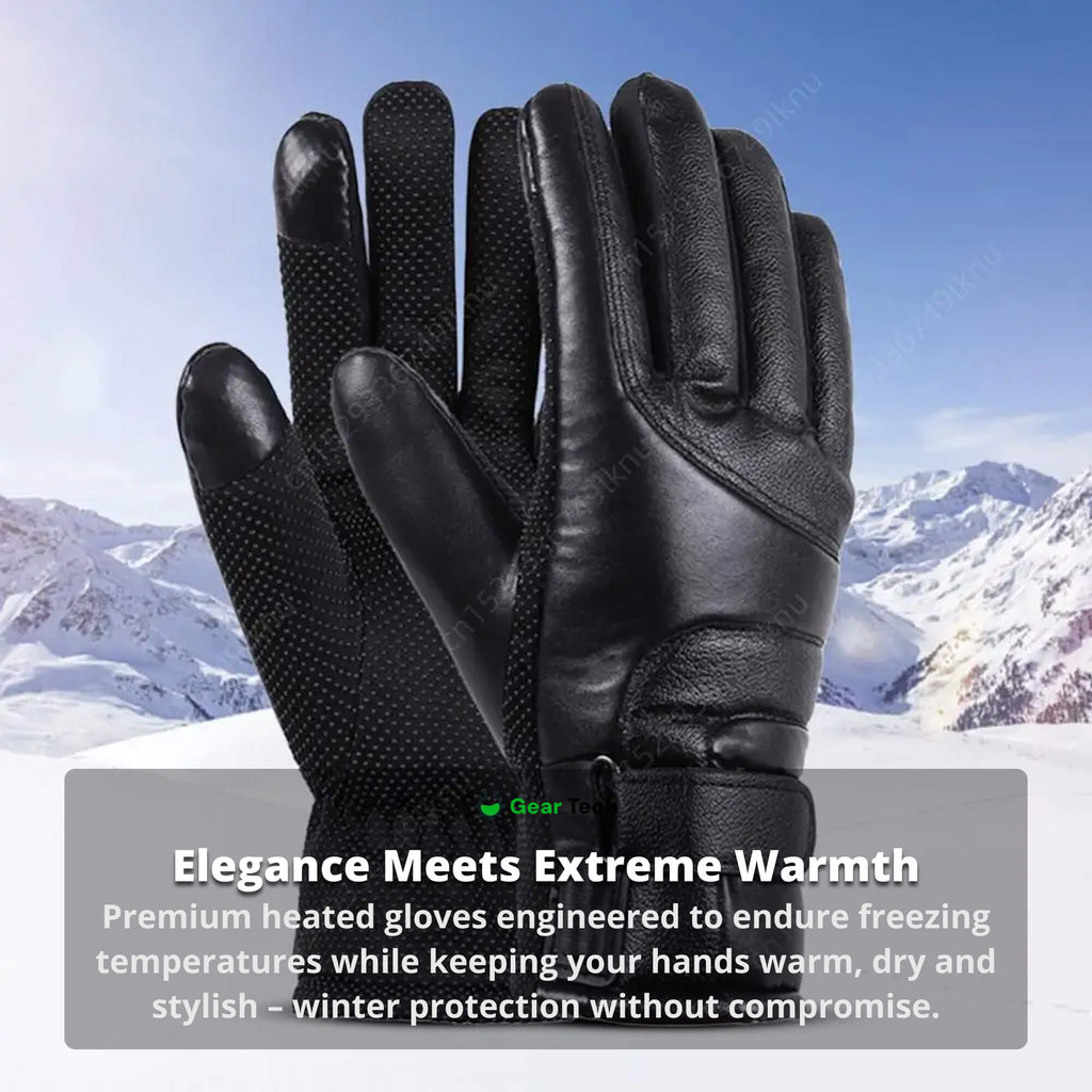 Lisslune | Guantes Térmicos Calefaccionados para Mujeres en el Reino Unido – Guantes de Invierno Térmicos Impermeables para Damas con Pantalla Táctil y Diseño Cálido Recargable por USB