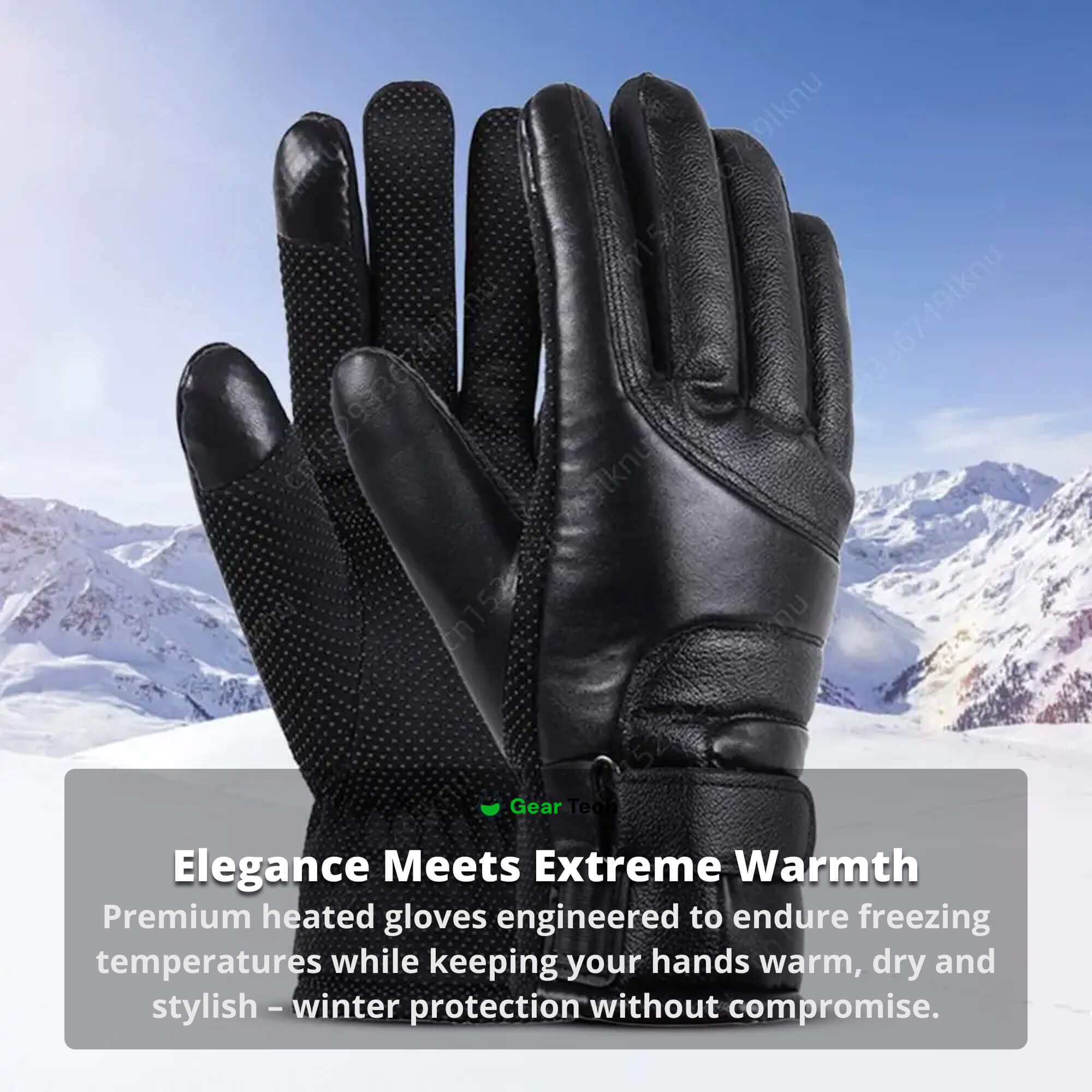 Lisslune | Guantes Térmicos Calefaccionados para Mujeres en el Reino Unido – Guantes de Invierno Térmicos Impermeables para Damas con Pantalla Táctil y Diseño Cálido Recargable por USB