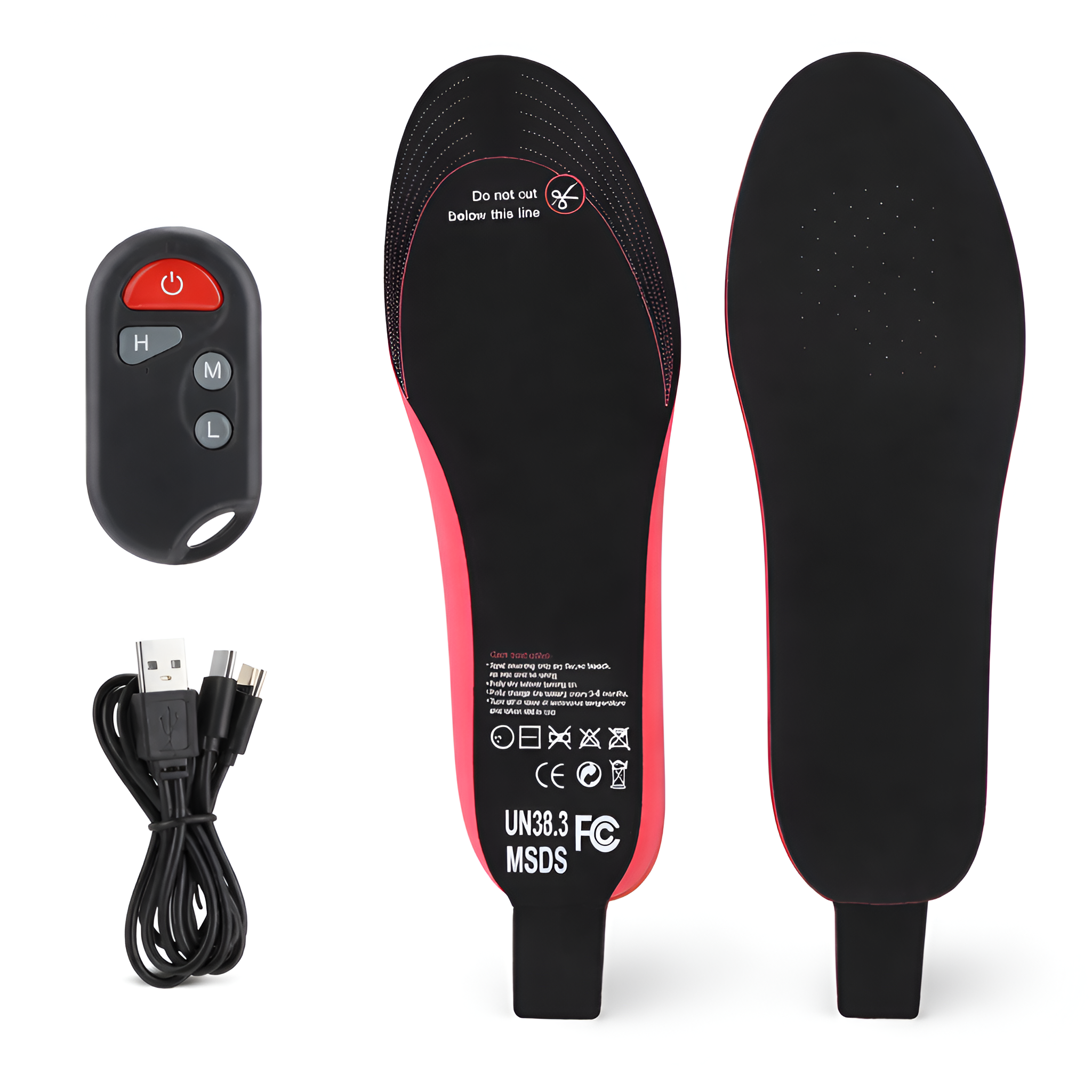 Galvorn - Plantillas calefactables eléctricas recargables para botas