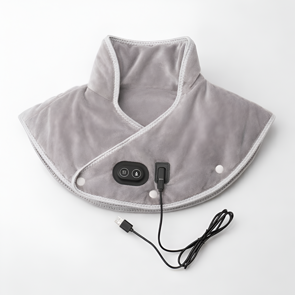 Faelan - Almohadilla eléctrica de calor USB para cuello, hombros y espalda