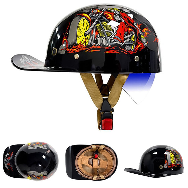 Casco de Moto para Hombres Integral Estiloso y Seguro