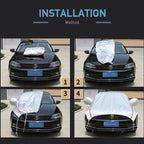 AutoVioro Funda de Auto Impermeable | Protección UV y Térmica | Resistente al Viento y Antirrobo | Tejido Nano-Oxford