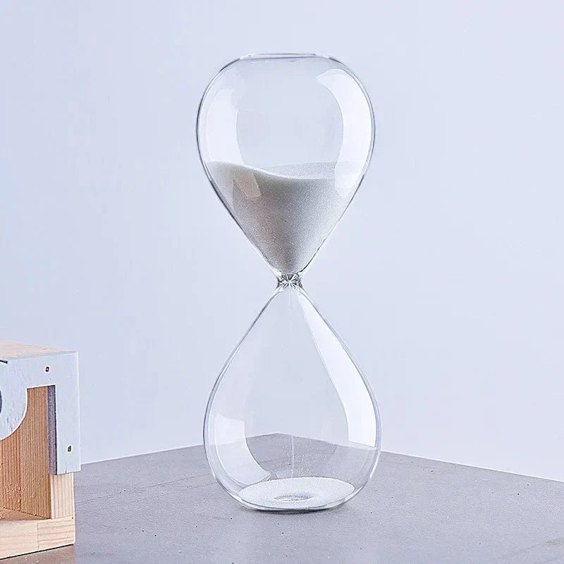Temporizador de Arena de Vidrio | Decoración Elegante con Indicaciones de 5/10/30/60 Minutos