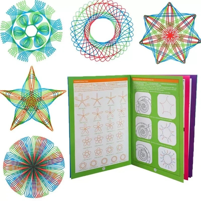 ¡Herramienta de dibujo Spirograph educativa Ultra deluxe kit - ¡El clásico ha vuelto!