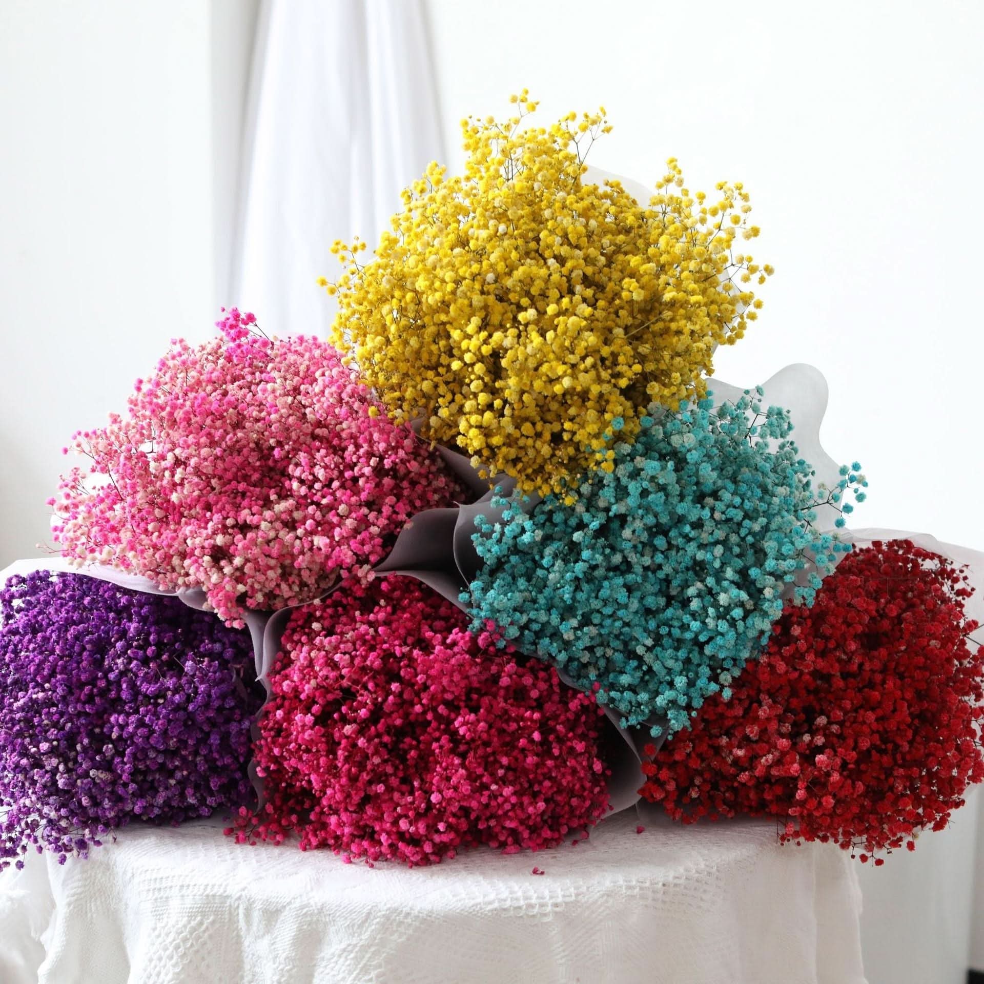 Kalsten | Ramo de Flores de Gypsophila Secas y Conservadas – Decoración Natural