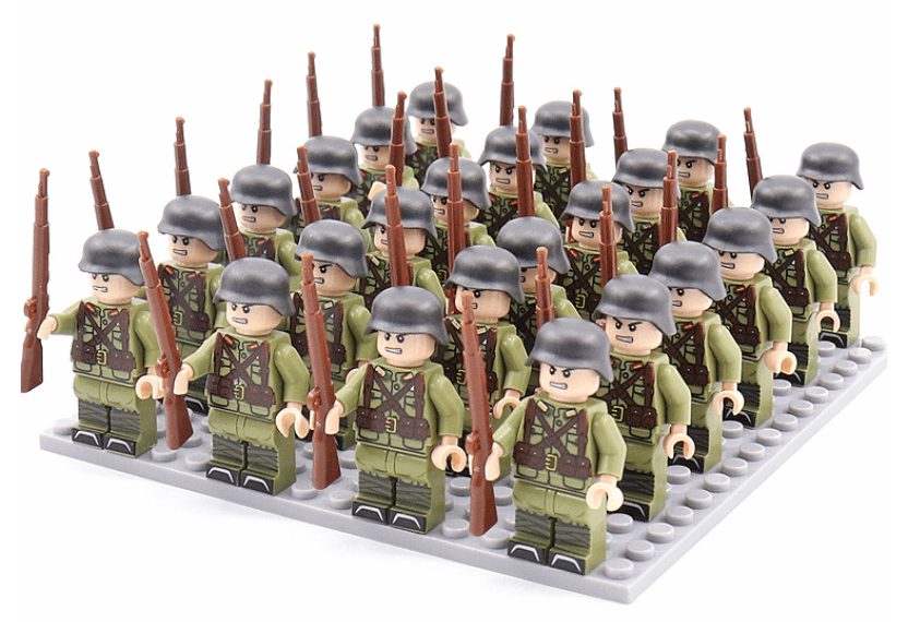 Kalsten | Set de bloques de construcción de figuras históricas (21 piezas)