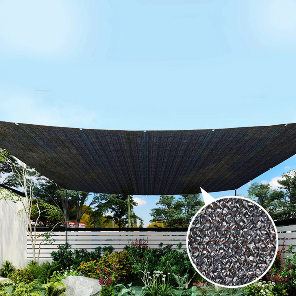 Red de protección solar HDPE para terraza y jardín