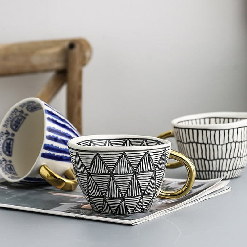 LuxeGeo - Taza de cerámica