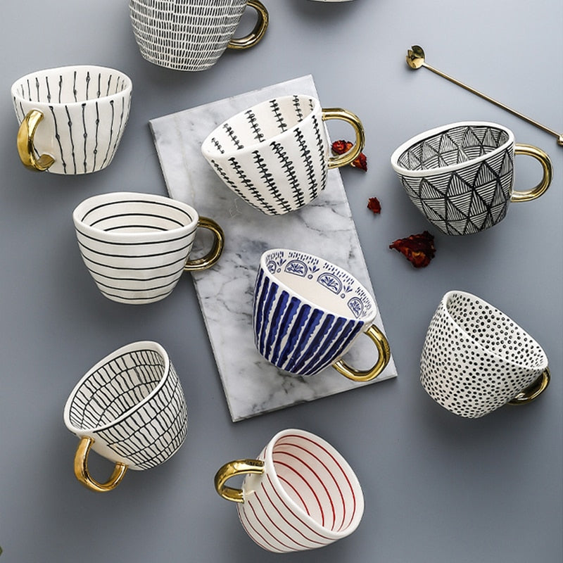 LuxeGeo - Taza de cerámica
