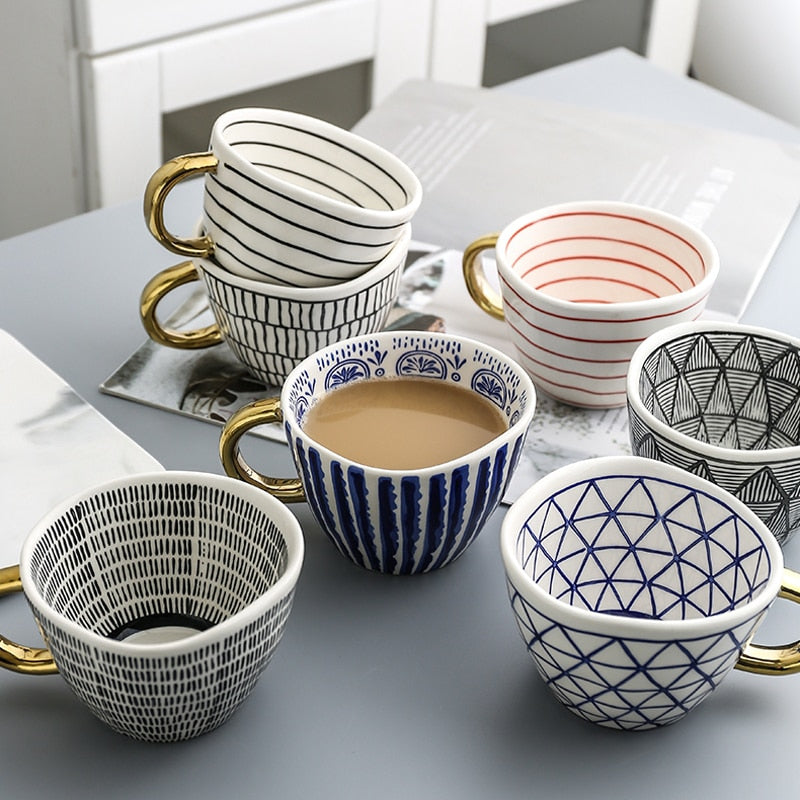 LuxeGeo - Taza de cerámica