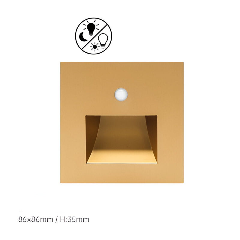 Lámpara de pared LED inteligente con sensor de movimiento – Elegante luz para el hogar inteligente para seguridad y estilo