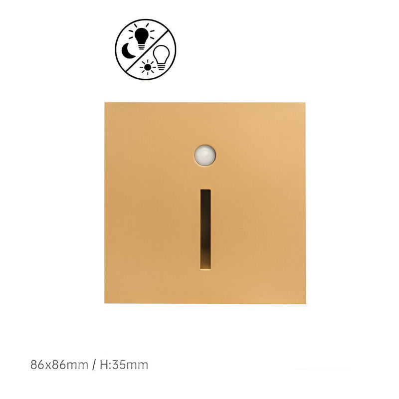 Lámpara de pared LED inteligente con sensor de movimiento – Elegante luz para el hogar inteligente para seguridad y estilo