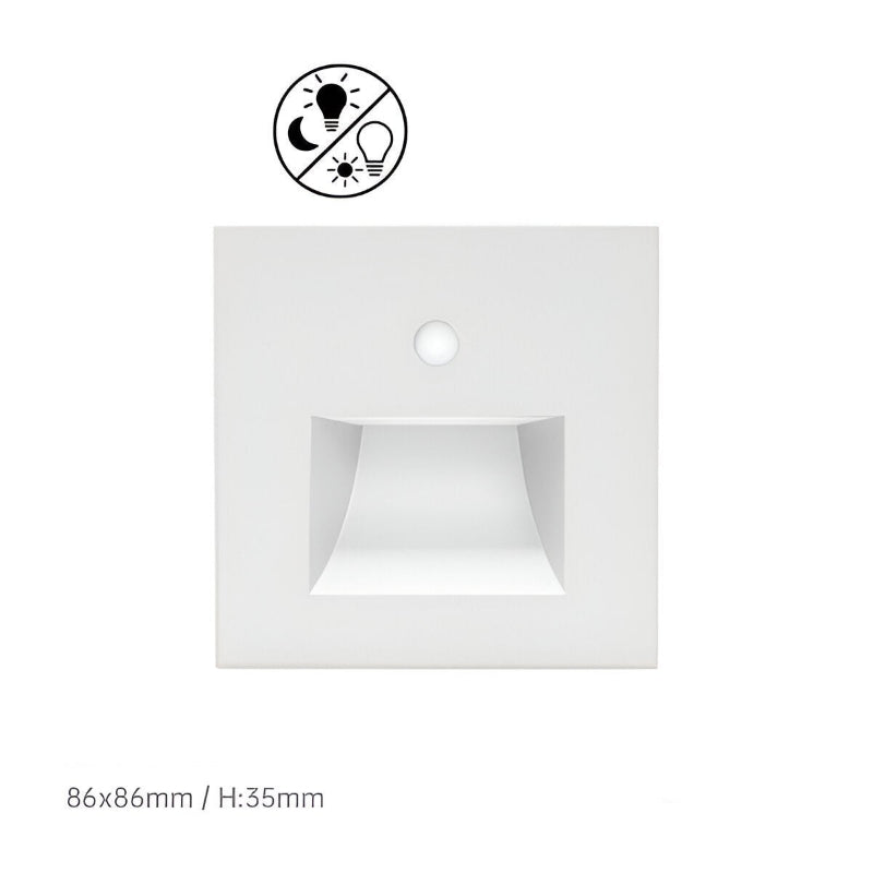 Lámpara de pared LED inteligente con sensor de movimiento – Elegante luz para el hogar inteligente para seguridad y estilo