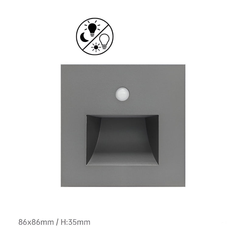Lámpara de pared LED inteligente con sensor de movimiento – Elegante luz para el hogar inteligente para seguridad y estilo