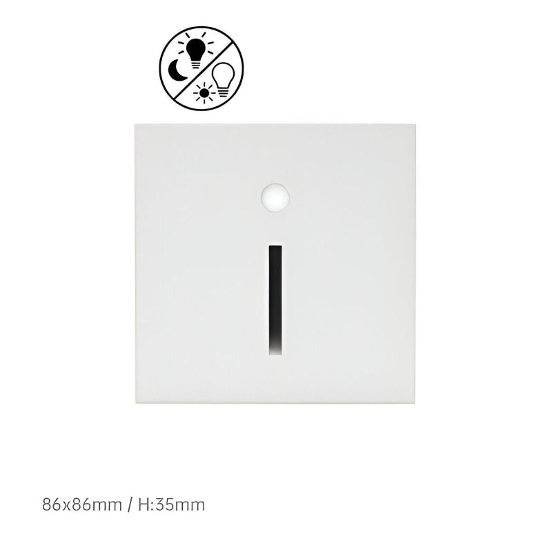 Lámpara de pared LED inteligente con sensor de movimiento – Elegante luz para el hogar inteligente para seguridad y estilo