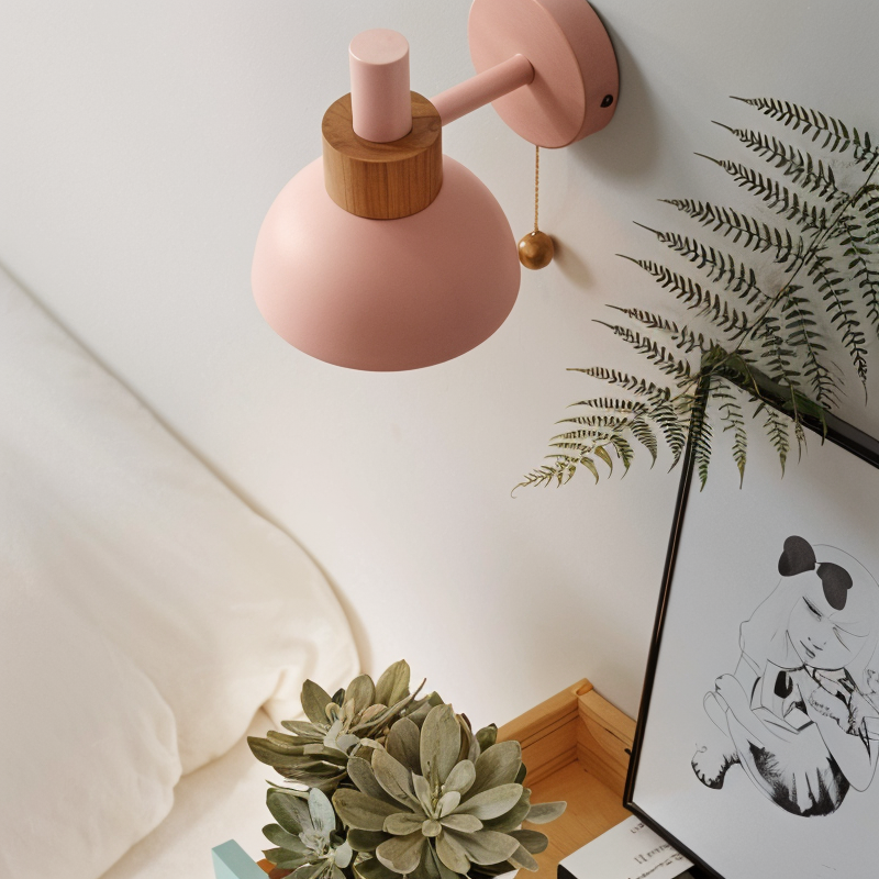 Kalsten | Lámpara de Pared Pastel para Dormitorio y Sala de Estar