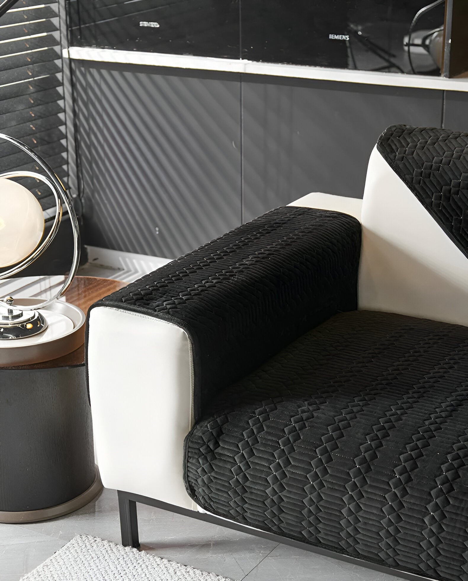 Funda de sofá premium para espacios de vida elegantes