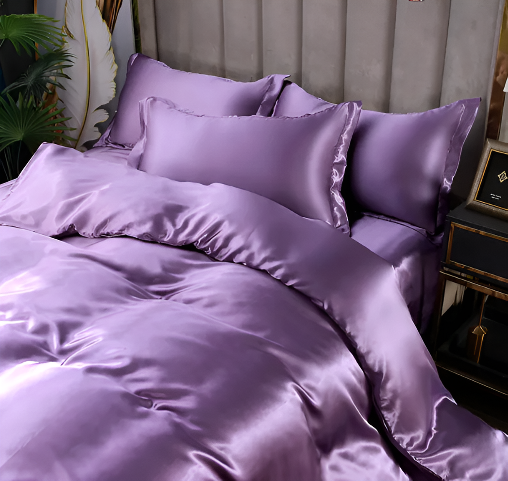 Lisslune | SERENISOFT - Juego de Ropa de Cama de Seda de Morera Premium