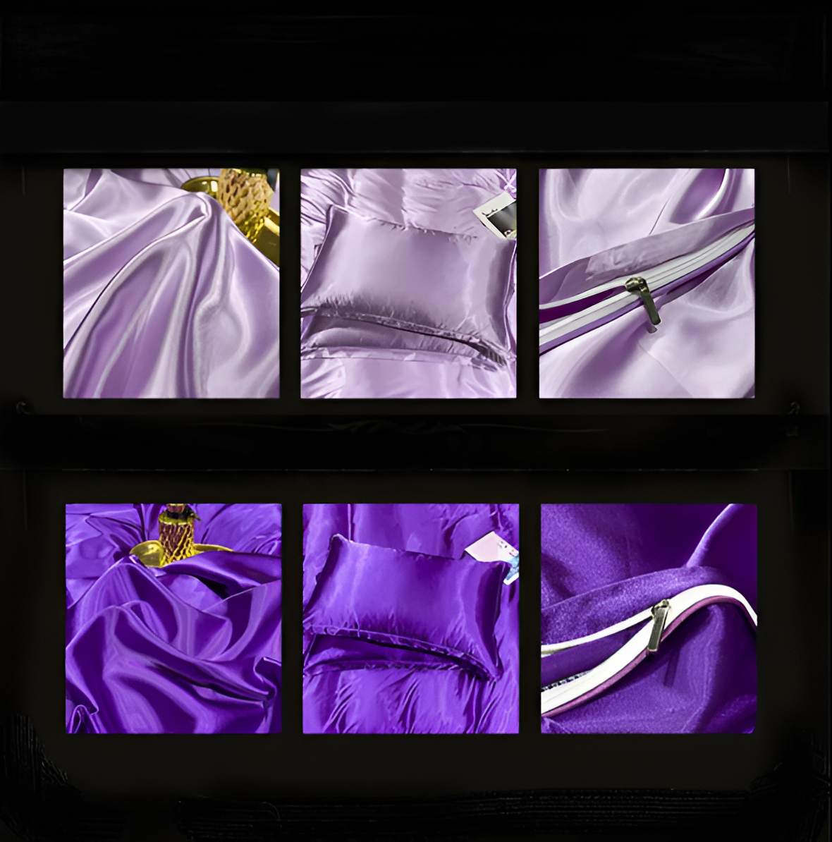 Lisslune | SERENISOFT - Juego de Ropa de Cama de Seda de Morera Premium