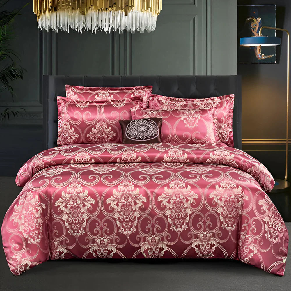 OpalDream – Juego de ropa de cama lujoso con diseño jacquard y suavidad sedosa