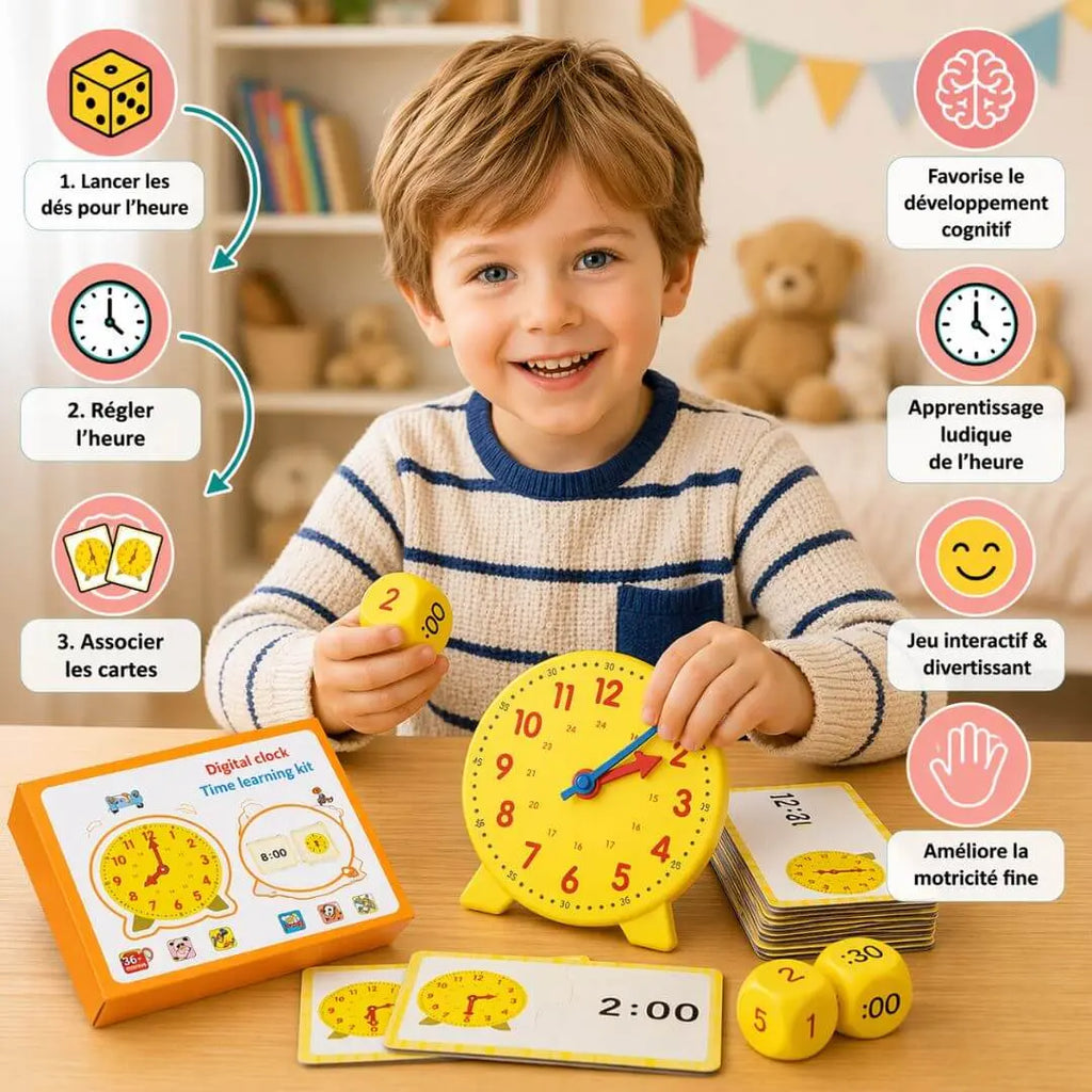 Reloj Montessori para Niños