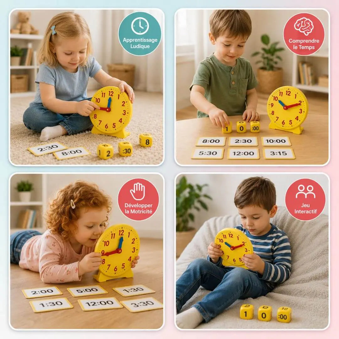 Reloj Montessori para Niños