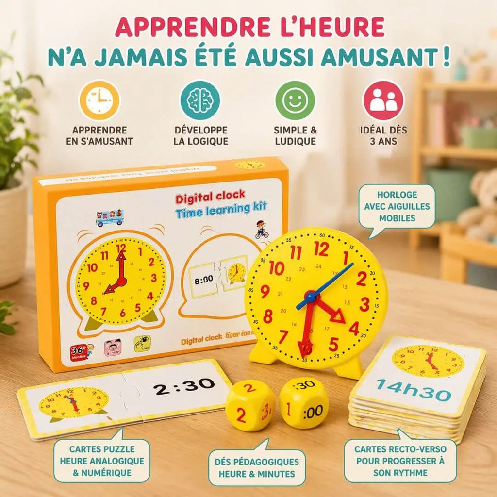 Reloj Montessori para Niños